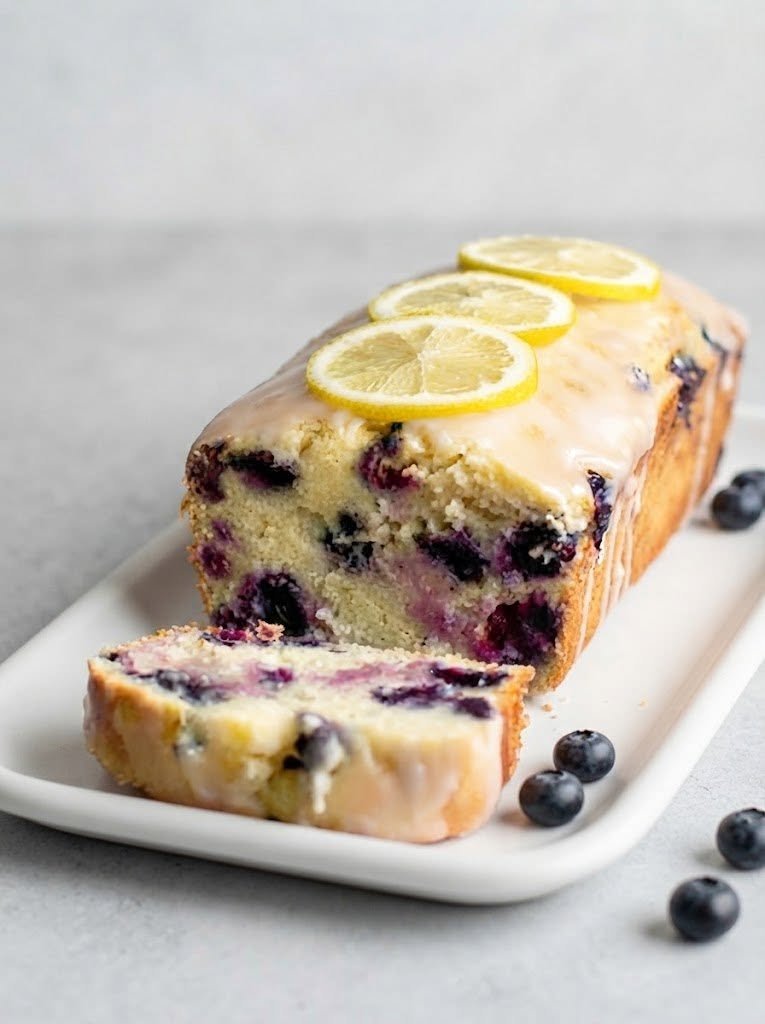 🍋🫐 Keto Lemon Blueberry Loaf There are few combinations I love more than lemon and blueberries. The bright citrus flavor and sweet little bursts of blueberry just seem to belong together. This Keto Lemon Blueberry Loaf is the kind of recipe I like to make when I want something that feels like a weekend bakery treat without loading the kitchen with complicated ingredients. The first time I made a lemon-blueberry loaf, I was mostly hoping for something that wouldn't turn out dry or crumbly. Keto baking can be a little tricky, especially with cakes and quick breads. But once I found the right balance of almond flour, a little coconut flour, butter, eggs, and creamy yogurt, the texture became wonderfully soft. Then came the blueberries. And the lemon. That was the moment this loaf went from "a keto baking experiment" to something I actually wanted to make again. It's moist in the middle, lightly golden around the edges, bursting with blueberries, and finished with a sweet-tart lemon glaze that makes every slice feel special. Serve it with coffee in the morning, enjoy it as an afternoon treat, or put it on the table for a weekend brunch. Nobody needs to know it's keto. ❤️ Why You'll Love This Keto Lemon Blueberry Loaf Soft and tender instead of dry Full of fresh lemon flavor Juicy blueberries in every slice Made with almond flour and coconut flour Sugar-free and keto-friendly when using appropriate ingredients Easy to prepare Perfect for breakfast or dessert Freezer-friendly Delicious with coffee or tea The combination of almond flour and coconut flour is useful in keto baking because almond flour contributes moisture while coconut flour helps absorb excess liquid and gives baked goods more structure. 🛒 Ingredients You'll Need For the Loaf 1½ cups finely ground blanched almond flour 2 tablespoons coconut flour ½ cup powdered or granulated keto-friendly sweetener 1½ teaspoons baking powder ¼ teaspoon baking soda ¼ teaspoon salt 4 large eggs, room temperature 4 tablespoons unsalted butter, softened 4 oz cream cheese, softened ¼ cup sour cream or full-fat plain Greek yogurt 1 teaspoon vanilla extract Zest of 1 large lemon 2 tablespoons fresh lemon juice 1 cup fresh blueberries For the Lemon Glaze ½ cup powdered keto-friendly sweetener 1–2 tablespoons fresh lemon juice ½ teaspoon finely grated lemon zest 1–2 teaspoons heavy cream or unsweetened almond milk, as needed The cream cheese and sour cream help create the moist texture that is especially useful in low-carb lemon-blueberry baking. Similar keto recipes use cream cheese, sour cream or yogurt, almond flour, and fresh lemon for a soft crumb. 👩‍🍳 How to Make Keto Lemon Blueberry Loaf Step 1: Prepare the Pan Preheat your oven to 350°F (175°C). Grease an 8½ x 4½-inch loaf pan and line it with parchment paper, leaving a little parchment hanging over the sides. That little overhang makes lifting the finished loaf from the pan incredibly easy. Step 2: Combine the Dry Ingredients In a medium bowl, whisk together: Almond flour Coconut flour Sweetener Baking powder Baking soda Salt Break up any lumps in the almond flour. Set the bowl aside. Step 3: Cream the Butter, Cream Cheese & Sweetener In a large mixing bowl, beat the softened butter, cream cheese, and sweetener until smooth and creamy. Give it about 2–3 minutes with a hand mixer. This step helps create a lighter texture. If your butter and cream cheese are cold, the mixture can become lumpy, so room-temperature ingredients are worth the few minutes of planning. 🍋 Step 4: Add the Lemon Add the eggs one at a time, mixing well after each addition. Then add: Sour cream or Greek yogurt Vanilla Lemon zest Lemon juice Mix until everything is smooth. And don't be shy with the lemon zest. The zest is where so much of that beautiful lemon aroma lives. Step 5: Add the Dry Ingredients Add the almond-flour mixture to the wet ingredients. Mix just until combined. Don't overmix the batter. Keto baked goods can become dense when the batter is worked too much. The finished batter should be thick. That's exactly what you want. 🫐 Step 6: Prepare the Blueberries Place the blueberries in a small bowl and toss them gently with about 1 teaspoon almond flour. This little trick helps suspend the berries in the batter instead of letting them all sink toward the bottom. Fresh blueberries are ideal, but frozen blueberries can also work. If using frozen, add them straight from the freezer rather than thawing first to help prevent excess moisture and streaking. Similar keto blueberry bread recipes recommend using frozen berries without thawing. Step 7: Fold in the Blueberries Gently fold the blueberries into the batter using a rubber spatula. Don't stir aggressively. You want to keep the blueberries intact as much as possible. A few berries may burst. That's completely fine. Those little purple streaks throughout the loaf are part of its homemade charm. Step 8: Fill the Loaf Pan Transfer the batter to your prepared loaf pan. Use the back of a spatula to smooth the top. Scatter a few additional blueberries over the surface if you want a bakery-style finish. 🔥 Step 9: Bake Place the loaf in the center of the oven. Bake for approximately 45–55 minutes. Start checking around the 45-minute mark. The loaf should be golden on top and a toothpick inserted into the center should come out mostly clean, with perhaps a few moist crumbs. If the top begins browning too quickly, loosely cover the loaf with foil for the remaining baking time. This is a useful trick with almond-flour loaves because the exterior can brown before the center has completely finished baking. Similar keto blueberry loaves use a foil covering toward the end of baking. ⏳ Step 10: Cool Completely This is the hardest part. Let the loaf cool in the pan for about 15–20 minutes. Then use the parchment paper to lift it out and transfer it to a cooling rack. Allow it to cool completely before glazing or slicing. I know it smells incredible. But if you slice it while it's still hot, the center may seem softer than it really is. Give it time. It will firm up beautifully as it cools. 🍋 Step 11: Make the Lemon Glaze While the loaf cools, make the glaze. Whisk together the powdered keto sweetener, lemon juice, and lemon zest. Add a tiny splash of heavy cream or almond milk if needed. You want a thick but pourable glaze. If it's too thin, add more powdered sweetener. If it's too thick, add a few drops of lemon juice. ✨ Step 12: Glaze the Loaf Once the loaf is completely cool, drizzle the lemon glaze over the top. Let it sit for about 10 minutes before slicing. For an extra pretty finish, add a little fresh lemon zest and a few blueberries over the glaze. 💡 Tips for the Best Keto Lemon Blueberry Loaf Use finely ground almond flour Superfine blanched almond flour gives the loaf a much smoother crumb. Avoid coarse almond meal if you want a bakery-style texture. Don't skip the lemon zest Fresh lemon zest gives you a much stronger natural lemon flavor than lemon juice alone. Use room-temperature ingredients Eggs, butter, and cream cheese at room temperature blend more easily and produce a smoother batter. Don't overmix Mix the dry ingredients into the wet ingredients just until combined. Don't overbake This is one of the biggest keys to a moist keto loaf. Start checking early. Let it cool The loaf continues to set as it cools. For the cleanest slices, wait until it is completely cool. 🫐 Fresh vs. Frozen Blueberries Both work. Fresh blueberries These are my first choice when they're in season. They're juicy, bright, and hold their shape beautifully. Frozen blueberries Frozen berries are perfect when fresh blueberries aren't available. Don't thaw them first. Add them frozen directly to the batter. This helps minimize extra moisture. 🍋 How to Make the Lemon Flavor Stronger If you're a serious lemon lover, you can increase the lemon flavor without adding much carbohydrate. Try: Extra lemon zest ½ teaspoon lemon extract A little extra fresh lemon juice More lemon glaze I especially recommend adding extra zest. It gives you that fresh bakery-style lemon aroma. 🌿 Easy Variations Lemon Raspberry Loaf Replace half of the blueberries with fresh raspberries. The combination of lemon and raspberry is absolutely beautiful. Lemon Poppy Seed Loaf Add 1 tablespoon poppy seeds to the batter. You can even skip the blueberries for a classic lemon-poppy-seed version. Cream Cheese Lemon Loaf Add a little extra cream cheese to the batter for an even richer crumb. Almond Lemon Loaf Add ½ teaspoon almond extract along with the vanilla. The almond and lemon combination is delicious. Blueberry Cheesecake Loaf Swirl a few spoonfuls of sweetened cream cheese through the batter before baking. It turns the loaf into something that feels almost dessert-like. Streusel Topping Before baking, add a low-carb streusel made from almond flour, chopped pecans, butter, cinnamon, and keto sweetener. ☕ What to Serve With Keto Lemon Blueberry Loaf This loaf is wonderful all by itself, but there are plenty of ways to serve it. With Coffee A warm slice alongside a cup of coffee is probably my favorite. With Tea Try Earl Grey, black tea, or chamomile. With Whipped Cream Add a spoonful of unsweetened whipped cream for dessert. With Greek Yogurt Serve a slice with full-fat Greek yogurt and a few fresh blueberries. With Butter A little softened butter on a warm slice is simple and wonderful. 🥞 Turn It Into a Brunch Treat If you're making this for a weekend brunch, arrange the slices on a platter with: Fresh blueberries Lemon slices Whipped cream Strawberries Raspberries A small bowl of extra lemon glaze It looks beautiful without requiring much extra work. 🥡 How to Store Keto Lemon Blueberry Loaf Because this loaf contains dairy and fresh berries, I recommend storing it in the refrigerator. Place cooled slices in an airtight container and refrigerate for up to 5 days. Let a slice sit at room temperature for several minutes before serving, or warm it gently if desired. ❄️ Can You Freeze It? Absolutely. For the best results, freeze the loaf without the glaze. Slice it first so you can remove individual portions whenever you want one. Wrap each slice tightly and place the slices in a freezer-safe container or bag. Freeze for up to 2–3 months. Thaw overnight in the refrigerator or for a few hours at room temperature. Add fresh glaze after thawing. ❓ Frequently Asked Questions Is this Keto Lemon Blueberry Loaf really keto? It is designed as a keto-friendly, low-carb loaf using almond flour, coconut flour, and a sugar-free sweetener. However, blueberries still contain natural carbohydrates, so the exact macros depend on your portion size and ingredients. For strict keto, calculate the nutrition using the specific brands you use. Can I use coconut flour instead of almond flour? Not as a direct substitution. Coconut flour absorbs much more liquid than almond flour, so replacing almond flour 1:1 would produce a very dry loaf. Can I use all almond flour? You can, but the texture will be somewhat different. The small amount of coconut flour helps provide structure and absorb moisture. What sweetener is best? Powdered allulose, erythritol, monk fruit blends, or another keto baking sweetener can work. Powdered sweetener is especially nice for the glaze because it dissolves smoothly. Why did my blueberries sink? The batter may have been too thin, or the blueberries may have been particularly wet. Tossing the berries with a little almond flour before folding them in can help. Why is my loaf crumbly? It may have been under-cooled, overbaked, or sliced while still warm. Almond-flour breads need time to cool and firm up. Can I use frozen blueberries? Yes. Add them frozen rather than thawing them first. Can I make muffins from this recipe? Yes. Divide the batter between lined muffin cups and begin checking much earlier—around 18–25 minutes, depending on the size of your muffins. Can I skip the glaze? Absolutely. The loaf is delicious without it. But if you love lemon, I'd highly recommend keeping the glaze. That sweet-tart finish really brings the blueberries and lemon together. 📝 Recipe at a Glance Prep Time: 15 minutes Bake Time: 45–55 minutes Cooling Time: 30–40 minutes Total Time: About 1 hour 30 minutes Servings: 10–12 slices Cuisine: American Course: Breakfast / Dessert Keto Lemon Blueberry Loaf Ingredients Loaf: 1½ cups almond flour 2 tbsp coconut flour ½ cup keto sweetener 1½ tsp baking powder ¼ tsp baking soda ¼ tsp salt 4 eggs 4 tbsp butter 4 oz cream cheese ¼ cup sour cream or Greek yogurt 1 tsp vanilla Zest of 1 lemon 2 tbsp lemon juice 1 cup blueberries Glaze: ½ cup powdered keto sweetener 1–2 tbsp lemon juice ½ tsp lemon zest 1–2 tsp heavy cream or almond milk, as needed Instructions Preheat oven to 350°F and line an 8½ × 4½-inch loaf pan. Whisk almond flour, coconut flour, sweetener, baking powder, baking soda, and salt. Beat softened butter, cream cheese, and sweetener until creamy. Add eggs one at a time. Mix in sour cream, vanilla, lemon zest, and lemon juice. Add dry ingredients and mix just until combined. Toss blueberries with a teaspoon of almond flour. Gently fold blueberries into the batter. Transfer batter to the loaf pan. Bake 45–55 minutes, covering loosely with foil if the top browns too quickly. Cool 15–20 minutes in the pan, then transfer to a rack and cool completely. Whisk together glaze ingredients. Drizzle over cooled loaf. Slice and serve. ❤️ Final Thoughts This Keto Lemon Blueberry Loaf is one of those recipes that makes keto baking feel a little less like a compromise. It's soft. It's buttery. It's bursting with blueberries. And the lemon gives every bite that fresh, bright flavor that keeps you reaching for another slice. I especially love making it on a quiet weekend morning, when the kitchen smells like butter and lemon and everyone seems to magically appear once they realize something delicious is coming out of the oven. Serve it with coffee, add that glossy lemon glaze, and enjoy it slowly. Because sometimes a simple slice of homemade loaf is exactly what the weekend needs. Bright lemon, juicy blueberries, tender crumb—this is keto baking worth getting excited about. 🍋🫐