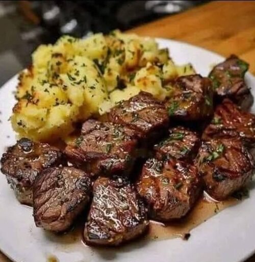 Garlic Butter Steak Bites Recipe