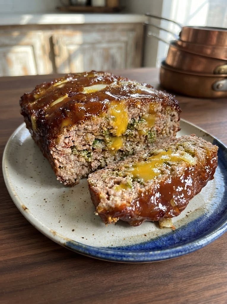 🥩 Keto Cracker Barrel Meatloaf There are some dinners that just feel like home, and meatloaf is definitely one of them. It’s hearty, cozy, filling, and the kind of meal that makes everyone slow down and actually sit around the table for a while. I especially love a Cracker Barrel-style meatloaf because it isn’t just a plain loaf of ground beef. It has tender onions, green pepper, a savory richness throughout, and that glossy tomato-based glaze on top that gets slightly caramelized in the oven. The only problem? Traditional versions usually rely on crackers and brown sugar, which aren't exactly ideal for a keto meal. Classic copycat recipes commonly use crushed Ritz crackers as the binder and a ketchup-and-brown-sugar glaze. So I wanted the same cozy, old-fashioned flavor—but with a keto-friendly twist. This Keto Cracker Barrel Meatloaf turned out to be exactly what I was hoping for: juicy in the center, beautifully browned around the edges, packed with savory flavor, and finished with a tangy glaze that makes every slice irresistible. And honestly, nobody at the dinner table has to know it’s keto. ❤️ Why You'll Love This Recipe Classic comfort-food flavor: The combination of beef, onion, green pepper, Worcestershire sauce, and a tangy glaze gives this meatloaf that familiar homestyle flavor. Keto-friendly: Instead of traditional crackers, we use finely ground almond flour. The glaze uses a no-sugar-added ketchup and a keto-friendly sweetener. Tender and juicy: The eggs, almond flour, and a little heavy cream help keep the meatloaf moist without needing traditional breadcrumbs or crackers. Family-friendly: This tastes like regular comfort food—not like a “diet” recipe. Excellent leftovers: The slices are wonderful reheated the next day, and they're especially good tucked into a lettuce wrap or served alongside eggs for breakfast. 🛒 Ingredients For the Keto Meatloaf 2 pounds 80/20 ground beef 2 large eggs ½ cup finely ground almond flour ½ cup finely diced yellow onion ¼ cup finely diced green bell pepper ¼ cup heavy cream 1 tablespoon Worcestershire sauce 1 teaspoon salt ½ teaspoon black pepper ½ teaspoon garlic powder ½ teaspoon onion powder ½ cup shredded sharp cheddar cheese, optional For the Keto Glaze ½ cup no-sugar-added ketchup 2 tablespoons powdered allulose or another keto-friendly sweetener 1 teaspoon yellow mustard 1 teaspoon Worcestershire sauce 1 teaspoon apple cider vinegar For the Pan 1 teaspoon olive oil or avocado oil Keto note: Check the labels on your ketchup, Worcestershire sauce, and sweetener because carbohydrate counts can vary considerably between brands. 👩‍🍳 How to Make Keto Cracker Barrel Meatloaf 1. Preheat the Oven Preheat your oven to 350°F (175°C). Line a rimmed baking sheet with parchment paper, or lightly grease a loaf pan. I actually prefer shaping the meatloaf on a baking sheet because more of the outside gets beautifully browned. 2. Prepare the Vegetables Finely dice the onion and green bell pepper. For the best texture, keep the pieces quite small. Large chunks of vegetables can make the meatloaf harder to slice neatly. If you want an especially soft texture, sauté the onion and pepper in a teaspoon of oil over medium heat for about 4–5 minutes. Let them cool slightly before adding them to the meat mixture. 3. Make the Meatloaf Mixture In a large bowl, whisk together: Eggs Heavy cream Worcestershire sauce Salt Black pepper Garlic powder Onion powder Stir in the almond flour and let the mixture sit for about 2–3 minutes. This gives the almond flour a chance to absorb some of the moisture. Add the ground beef, onion, green pepper, and cheddar cheese if using. Gently mix everything together with clean hands or a large spoon. The most important tip: Don't overmix. This is one of those little things that makes a surprisingly big difference. Mix just until everything is evenly distributed. If you knead the meat mixture too aggressively, your finished meatloaf can become dense instead of tender. 4. Shape the Loaf Transfer the mixture to your prepared baking sheet. Shape it into a loaf approximately 8–9 inches long and 4–5 inches wide. Don't pack it down too firmly. You want the meatloaf to hold together, but you don't want to compress every bit of air out of it. 5. Make the Keto Glaze In a small bowl, whisk together: No-sugar-added ketchup Keto sweetener Yellow mustard Worcestershire sauce Apple cider vinegar Taste it. If you prefer a sweeter glaze, add another teaspoon of sweetener. If you like more tang, add another small splash of vinegar. The goal is that familiar combination of sweet, tangy, and savory. 6. Bake Spread about half of the glaze over the top of the uncooked meatloaf. Place it in the oven and bake for approximately 45 minutes. Remove the meatloaf and spread the remaining glaze over the top. Return it to the oven and continue baking for another 15–25 minutes, or until the center reaches 160°F (71°C). Using a meat thermometer is the easiest way to know when it's ready. 7. Let It Rest This step is easy to skip when everyone is hungry—but don't! Remove the meatloaf from the oven and let it rest for 10 minutes before slicing. Resting allows the juices to settle, which helps the slices stay moist instead of falling apart. Then slice it thickly and serve. 🍅 The Secret to That Classic Glaze The glaze is what makes this meatloaf feel special. Traditional Cracker Barrel-style copycat recipes commonly combine ketchup with brown sugar and mustard for a sweet-tangy topping. For the keto version, we're simply changing the ingredients that contribute most of the sugar. No-sugar-added ketchup gives you the tomato base. Keto sweetener provides sweetness without relying on brown sugar. Mustard adds tang. Worcestershire sauce brings savory depth. And a little apple cider vinegar keeps everything from tasting flat. The result is a shiny glaze that caramelizes around the edges as it bakes. 🥔 What to Serve with Keto Meatloaf This meatloaf is practically begging for some cozy side dishes. Try it with: Cauliflower mashed potatoes Garlic butter green beans Roasted broccoli Buttered cabbage Sautéed mushrooms Creamed spinach Roasted cauliflower Keto dinner rolls A simple green salad Cauliflower mac and cheese For the ultimate comfort-food plate, I love serving a thick slice of meatloaf with creamy cauliflower mash and buttery green beans. It feels like a Sunday dinner without requiring an entire afternoon in the kitchen. 💡 Tips for the Best Keto Meatloaf Use 80/20 beef Very lean ground beef can produce a dry meatloaf. The extra fat in 80/20 beef helps keep the loaf juicy. Don't overmix This really is worth repeating. Mix until combined and stop. Finely chop the vegetables Small pieces distribute throughout the meat and give you flavor in every bite. Don't slice immediately Give the cooked meatloaf at least 10 minutes to rest. Use a thermometer Rather than guessing based on cooking time, check the center. Ground beef meatloaf should reach 160°F (71°C). Don't make the loaf too thick A very thick loaf takes considerably longer to cook and can dry out around the outside before the center is finished. 🔄 Easy Variations Bacon Cheeseburger Meatloaf Add 4–6 slices of cooked, crumbled bacon and an extra ½ cup shredded cheddar. Spicy Keto Meatloaf Add 1 finely diced jalapeño and ¼ teaspoon cayenne pepper to the meat mixture. Mushroom Meatloaf Sauté ½ cup finely chopped mushrooms with the onion before adding them to the mixture. BBQ-Style Replace part of the ketchup in the glaze with a sugar-free keto BBQ sauce. Extra Cheesy Add ¾ cup shredded cheddar or Colby Jack to the meat mixture. 🥓 Can I Add Bacon? Absolutely. Cooked, crumbled bacon works beautifully in this recipe. I would use about 4–6 slices for the full 2-pound meatloaf. The bacon adds smoky flavor and extra richness. If you're adding bacon, you can reduce the salt slightly because bacon itself is salty. 🥚 Can I Make This Ahead? Yes! You can assemble the meatloaf up to 24 hours ahead of time. Shape it, cover it tightly, and refrigerate. When you're ready to cook, take it out while the oven preheats and then bake as directed. If it's very cold from the refrigerator, it may need a little extra cooking time. ❄️ How to Store Leftover Meatloaf Let the meatloaf cool, then place leftovers in an airtight container. Store in the refrigerator for 3–4 days. To reheat individual slices, microwave them gently or warm them in a covered skillet over low heat. For the best texture, don't overheat them. 🧊 Can You Freeze Keto Meatloaf? Yes. Once cooled, wrap individual slices tightly and place them in a freezer-safe container or bag. Freeze for up to 2–3 months for the best quality. Thaw overnight in the refrigerator and reheat gently. You can also freeze the meatloaf before baking. Shape the loaf, wrap it very well, and freeze it without the glaze. Thaw overnight in the refrigerator, then add the glaze and bake. ❓ Frequently Asked Questions Can I use ground turkey instead of beef? Yes, but the meatloaf will be leaner and less rich. Ground turkey benefits from a little extra moisture, so don't skip the egg and heavy cream. Can I use coconut flour instead of almond flour? You can, but coconut flour absorbs much more liquid. I wouldn't substitute it cup-for-cup. If you want to use coconut flour, start with a much smaller amount and adjust the mixture as needed. Can I leave out the cheese? Absolutely. Cheese is optional in this version. The meatloaf will still be flavorful without it. Why did my meatloaf fall apart? The most common causes are not enough binder, cutting it while it's still very hot, or not mixing the ingredients evenly. Letting the loaf rest before slicing helps significantly. Why is my meatloaf dry? Overcooking and using very lean beef are two common reasons. Use 80/20 ground beef when possible and cook to temperature rather than relying only on the clock. Can I make mini meatloaves? Yes! Divide the mixture into 6–8 smaller loaves. They will cook much faster, so start checking their temperature early. Is this exactly the Cracker Barrel recipe? No. This is a keto-friendly copycat-style adaptation inspired by the classic Cracker Barrel-style flavor profile. Traditional copycat recipes use ingredients such as Ritz crackers and brown sugar, which have been replaced here to keep the recipe more keto-friendly. 📝 Recipe at a Glance Recipe: Keto Cracker Barrel Meatloaf Prep Time: 15 minutes Cook Time: 60–70 minutes Resting Time: 10 minutes Total Time: About 1 hour 25 minutes Servings: 8 Ingredients Meatloaf 2 lb 80/20 ground beef 2 eggs ½ cup almond flour ½ cup onion ¼ cup green bell pepper ¼ cup heavy cream 1 tbsp Worcestershire sauce 1 tsp salt ½ tsp black pepper ½ tsp garlic powder ½ tsp onion powder ½ cup sharp cheddar, optional Glaze ½ cup no-sugar-added ketchup 2 tbsp powdered keto sweetener 1 tsp yellow mustard 1 tsp Worcestershire sauce 1 tsp apple cider vinegar Directions Preheat oven to 350°F. Prepare and finely chop the vegetables. Whisk eggs, cream, Worcestershire, and seasonings. Stir in almond flour. Add beef and vegetables and gently combine. Shape into a loaf. Brush with half the glaze. Bake about 45 minutes. Add remaining glaze. Continue baking until the center reaches 160°F. Rest 10 minutes. Slice and serve. ❤️ A Cozy Keto Dinner Everyone Can Enjoy This is the kind of recipe I come back to when I want dinner to feel comforting without making it complicated. There's something about pulling a golden-brown meatloaf from the oven, seeing that glossy glaze on top, and knowing there are leftovers waiting in the refrigerator. The first time I made a keto version like this, I was honestly curious whether replacing the traditional crackers would make it feel like a completely different dish. Instead, the almond flour worked beautifully as a binder, while the onion, green pepper, beef, and tangy glaze kept all those cozy meatloaf flavors I was craving. It's the sort of dinner that makes the kitchen smell amazing and gets everyone asking, “When are we eating?” And that's exactly what I want from a good meatloaf. Simple ingredients. Big comfort. A delicious glaze. And plenty of leftovers. This Keto Cracker Barrel Meatloaf is definitely one to keep in the regular dinner rotation.