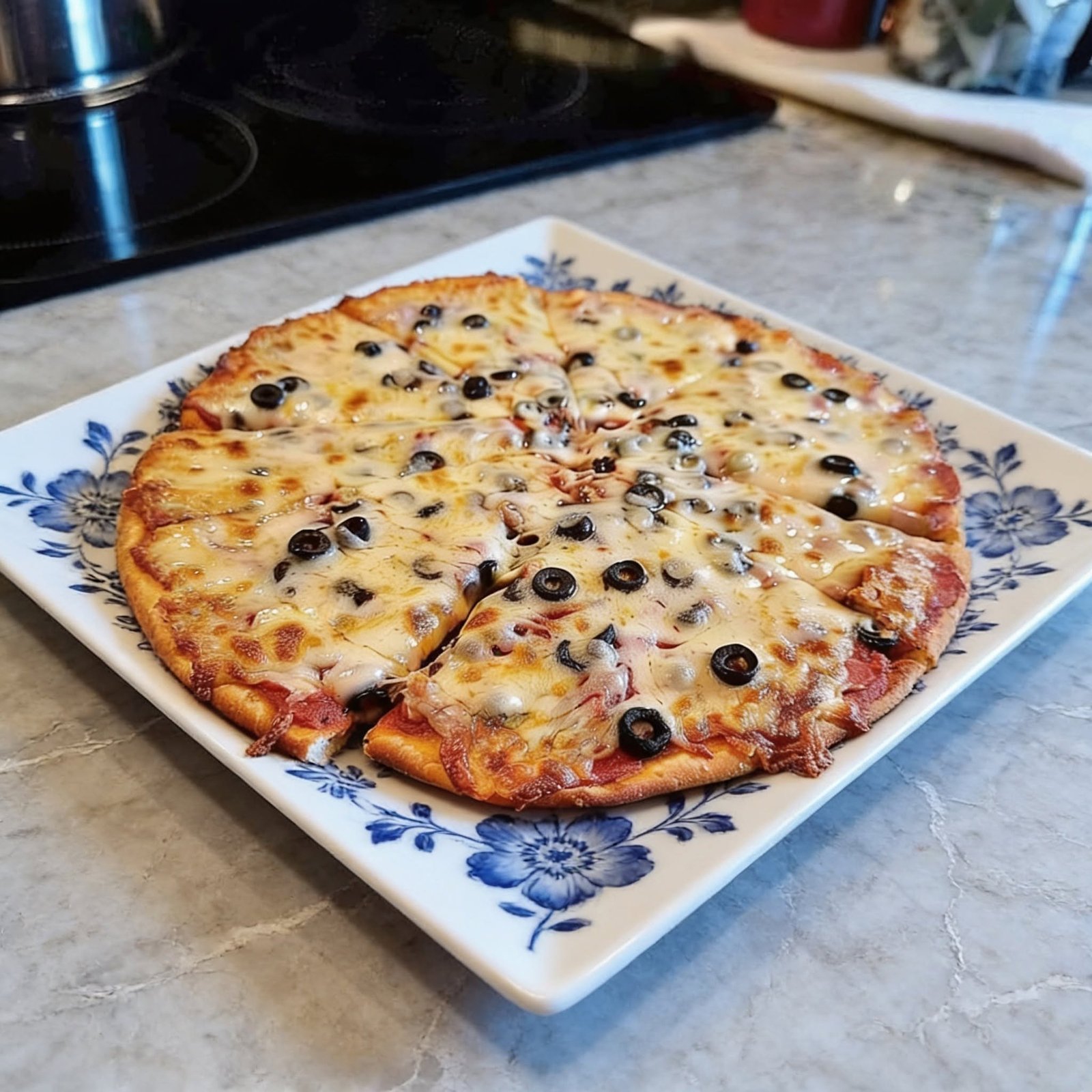 Keto Pizza Pizza night is one of those things I never want to give up. There is just something about a hot pizza coming out of the oven—the bubbling cheese, crispy edges, savory toppings, and that incredible smell filling the kitchen. When I started making keto-friendly versions, I knew I wanted something that actually felt like pizza. Not a sad substitute. Not something you needed a fork and knife to eat. And definitely not something that made everyone else at the table wish they were eating regular pizza. This Keto Pizza has become one of my favorite ways to satisfy that pizza craving without using traditional wheat flour. The crust is made with melted mozzarella, almond flour, egg, and a few simple seasonings. It bakes into a cheesy crust with crisp edges and a soft, chewy center. And the best part? The hubby gave it a thumbs-up. I made this one on a weekend when we were craving pizza, and I honestly wasn't sure what the reaction would be. But once the cheese was bubbling and the kitchen smelled like an Italian pizzeria, everyone was ready to eat. The first bite was the real test. And it passed. The hubby loved it, which is always a pretty good sign around here. Now this is one of those recipes I come back to whenever pizza cravings hit. It's easy enough for a weeknight but fun enough for a relaxed weekend pizza night. You can keep it classic with pepperoni and mozzarella, load it up with sausage and mushrooms, or make a simple cheese pizza. Once you have the crust down, the possibilities are endless. ❤️ Why You'll Love This Keto Pizza Crispy around the edges Cheesy and chewy in the center No traditional wheat flour Easy to customize Perfect for pizza night Family-friendly Ready in about 30 minutes Great for meal prep Works with your favorite keto-friendly toppings Delicious enough to satisfy a serious pizza craving The basic concept is similar to the popular fathead-style keto crust, which commonly uses mozzarella, almond flour, egg, and cream cheese or other binding ingredients. 🛒 Ingredients For the Keto Pizza Crust 2 cups shredded mozzarella cheese ¾ cup finely ground almond flour 1 large egg 2 tablespoons cream cheese ½ teaspoon Italian seasoning ½ teaspoon garlic powder ¼ teaspoon salt 1 teaspoon baking powder Olive oil or cooking spray, for your hands and parchment For the Pizza ⅓–½ cup keto-friendly pizza sauce 1½ cups shredded mozzarella cheese ½ cup sliced pepperoni ¼ cup cooked Italian sausage, optional ¼ cup sliced mushrooms, optional ¼ cup sliced bell peppers, optional 2 tablespoons sliced red onion, optional ½ teaspoon Italian seasoning Red pepper flakes, optional Fresh basil, optional A Note About the Sauce Pizza sauce can vary quite a bit in carbohydrate content, so if you're following keto strictly, choose a sauce with no added sugar and check the nutrition label. 👩‍🍳 How to Make Keto Pizza 1. Preheat the Oven Preheat your oven to 400°F (200°C). Line a large baking sheet or pizza pan with parchment paper. Don't skip the parchment. It makes working with the cheesy dough much easier and helps prevent sticking. 🧀 2. Melt the Cheese Add the shredded mozzarella and cream cheese to a large microwave-safe bowl. Microwave in 30–60 second intervals, stirring between each interval, until the cheese is completely melted. The mixture should be soft, stretchy, and easy to stir. If you prefer not to use a microwave, you can melt the cheeses gently in a saucepan over low heat. Just keep stirring so they don't scorch. 🌾 3. Add the Dry Ingredients In a separate bowl, combine: Almond flour Baking powder Italian seasoning Garlic powder Salt Mix well. Add the dry ingredients to the melted cheese. Let the mixture cool for a minute or two so it's easier to handle. 🥚 4. Add the Egg Add the egg to the cheese mixture. Using a sturdy spatula or your hands, mix everything together until a soft dough forms. At first it may look like the ingredients don't want to cooperate. Keep working it. The warm mozzarella will gradually come together with the almond flour and egg. If the dough becomes difficult to handle because the cheese is cooling and firming up, warm it for a few seconds and continue mixing. 🍕 5. Shape the Crust Place the dough onto the parchment paper. Lightly oil your hands. Press or roll the dough into approximately a 10–12-inch circle. You can make it thinner for a crispier pizza or slightly thicker for a softer, chewier crust. I like leaving the edges just a little thicker. That gives you a beautiful golden crust around the outside. Try to keep the thickness fairly even so the whole pizza cooks at the same rate. 🔥 6. Pre-Bake the Crust Place the crust in the preheated oven. Bake for approximately 8–10 minutes, or until the crust begins turning golden around the edges. If bubbles appear while it bakes, carefully poke them with a fork. For an extra-crispy bottom, you can carefully flip the crust after the first bake and return it to the oven for another couple of minutes. 🍅 7. Add the Sauce Remove the crust from the oven. Spread the pizza sauce over the surface. Don't use too much sauce. A thin, even layer works best. Too much sauce can make the center soft. 🧀 8. Add the Cheese Sprinkle the mozzarella evenly over the sauce. Then add your favorite toppings. For my favorite classic combination, I use: Pepperoni + mozzarella + Italian seasoning + red pepper flakes. Simple, cheesy, and absolutely delicious. 🍕 9. Bake Again Return the pizza to the oven. Bake for another 8–10 minutes, or until: The cheese is completely melted The edges are golden brown The toppings are hot The bottom feels firm and crisp For extra bubbly cheese, switch to broil for the final 30–60 seconds. Watch it closely because cheese can go from beautifully golden to burnt very quickly. 🌿 10. Finish and Serve Remove the pizza from the oven. Let it rest for 2–3 minutes before slicing. Finish with: Fresh basil Italian seasoning Red pepper flakes Freshly grated Parmesan A drizzle of olive oil Then slice it up. And prepare yourself for everyone to start reaching for another piece. ⭐ Tips for the Best Keto Pizza Use finely ground almond flour Fine almond flour gives the crust a smoother texture. Coarse almond meal can make the crust more crumbly. Don't overload the toppings This is especially important with keto crusts. A mountain of toppings can weigh the crust down and make the center soft. Pre-bake the crust Don't skip this step. Giving the crust time to cook before adding the sauce and toppings helps create a sturdier pizza. Use parchment paper Cheesy dough can be sticky. Parchment makes shaping and baking much easier. Oil your hands A tiny bit of olive oil on your hands makes the dough much easier to press out. Let it rest before slicing Give the pizza a couple of minutes after baking. This lets the cheese settle and makes the slices easier to pick up. Want it extra crispy? Make the crust slightly thinner and give it a few extra minutes of pre-baking. You can also carefully flip the crust before adding the toppings. 🍕 My Favorite Keto Pizza Toppings There is no reason to stick with plain cheese. Try any of these combinations. Classic Pepperoni Keto pizza sauce Mozzarella Pepperoni Italian seasoning Red pepper flakes Meat Lovers Pepperoni Italian sausage Bacon Ground beef Mozzarella Supreme Pepperoni Sausage Mushrooms Bell peppers Red onion Olives Garlic Chicken Chicken breast Mozzarella Garlic Parmesan Spinach Alfredo-style keto sauce Bacon Cheeseburger Ground beef Cheddar Bacon Pickles Onion A drizzle of burger sauce after baking Buffalo Chicken Shredded chicken Buffalo sauce Mozzarella Cheddar Ranch drizzle White Pizza Skip the tomato sauce. Use: Ricotta Mozzarella Parmesan Garlic Spinach Italian seasoning 🌶️ Want It Spicy? I love adding a little heat to pizza. Try: Red pepper flakes Jalapeños Hot Italian sausage Sliced banana peppers Chili oil Crushed Calabrian chilies Spicy pepperoni A little heat is especially good with a creamy cheese topping. 🥓 Make It a Meat-Lover's Keto Pizza If you're looking for something extra filling, pile on the meat. Try a combination of: Pepperoni Bacon Italian sausage Ground beef Ham Just remember that toppings can affect the overall carbohydrate count, so check packaged meats and sauces if you're tracking closely. 🥦 Vegetable Topping Ideas Keto doesn't have to mean boring. Some great lower-carb vegetable toppings include: Mushrooms Spinach Bell peppers Olives Jalapeños Zucchini Broccoli Fresh tomatoes in moderation Red onion in moderation Sauté watery vegetables such as mushrooms or spinach before adding them to the pizza. This helps prevent excess moisture from making the crust soggy. 🧀 Cheese Combinations Mozzarella is the classic choice, but mixing cheeses can make the pizza even better. Try: Mozzarella + Parmesan Simple and savory. Mozzarella + Cheddar Extra rich and gooey. Mozzarella + Provolone Great for an Italian-style pizza. Mozzarella + Goat Cheese Creamy and tangy. Mozzarella + Fontina Mild, buttery, and luxurious. 🥗 What to Serve With Keto Pizza Pizza night doesn't need much on the side. Try: Simple green salad Caesar salad Garlic butter broccoli Roasted zucchini Cucumber salad Antipasto salad Buffalo cauliflower Sautéed spinach Avocado salad A crisp salad is probably my favorite because it balances the richness of the pizza. 🧄 Make a Keto Garlic Butter Crust Want to take this pizza to another level? Mix: 2 tablespoons melted butter ½ teaspoon garlic powder ½ teaspoon Italian seasoning 1 tablespoon Parmesan Brush the mixture over the crust immediately after it comes out of the oven. It gives the edges an incredible garlic-butter flavor. 🧊 How to Store Keto Pizza Allow leftover pizza to cool completely. Place the slices in an airtight container and refrigerate for up to 3–4 days. If stacking slices, place parchment paper between them to prevent them from sticking together. 🔥 How to Reheat Keto Pizza Oven Place slices on a baking sheet. Heat at 375°F (190°C) for approximately 5–8 minutes. This is my favorite method because it brings the crispness back to the crust. Air Fryer Air fry at 350°F (175°C) for approximately 3–5 minutes. Keep an eye on it because the cheese can brown quickly. Skillet Place the pizza in a dry skillet over medium-low heat. Cover with a lid and cook until the bottom becomes crisp and the cheese melts. Microwave The microwave works when you're in a hurry, but the crust will be softer. ❄️ Can You Freeze Keto Pizza? Absolutely. For best results, freeze individual slices. Place the cooled slices on a baking sheet and freeze until firm. Then transfer them to a freezer-safe bag or container. They can be stored for approximately 2–3 months for best quality. You can reheat them directly from frozen in the oven or air fryer. ❓ Frequently Asked Questions Is keto pizza actually keto? It can be, depending on the ingredients. Traditional wheat flour crust is high in carbohydrates, while this version uses almond flour and cheese instead. The sauce and toppings still contribute carbohydrates, so check individual labels if you're following a strict keto plan. Does keto pizza taste like regular pizza? It won't taste exactly like traditional wheat-flour pizza, but a well-made cheese-and-almond-flour crust can be crispy, chewy, and satisfying. Why is my keto crust too sticky? The cheese may be too warm or the dough may need a little more almond flour. Let it cool slightly and lightly oil your hands before shaping it. Why is my keto pizza soggy? Too much sauce or too many wet toppings are usually the problem. Pre-baking the crust also helps. Can I make the crust thinner? Yes. A thinner crust will generally become crispier. Just watch it closely during the first bake because it can cook quickly. Can I make a thicker crust? Absolutely. A thicker crust will be softer and chewier. You may need a few extra minutes of baking time. Can I use coconut flour instead of almond flour? Yes, but coconut flour absorbs much more liquid than almond flour, so it isn't a direct one-for-one substitution. A coconut-flour keto pizza crust generally needs recipe-specific adjustments. Can I make this without cream cheese? Yes. There are keto pizza crust recipes that use mozzarella, almond flour, and egg without cream cheese. The texture will be slightly different. Can I use cauliflower crust? Definitely. Cauliflower pizza is another popular low-carb option, although it has a different texture from this cheesy almond-flour crust. Can I make mini keto pizzas? Yes! Divide the dough into smaller portions and shape several individual crusts. This is especially fun for family pizza night because everyone can choose their own toppings. Can I make the dough ahead? Yes. Prepare the dough, wrap it tightly, and refrigerate it until you're ready to shape and bake. Let it soften slightly before rolling. How do I get a crispy bottom? Pre-bake the crust, don't overload it with toppings, and use a hot oven. For an even crispier result, carefully flip the crust after the initial bake before adding toppings. 🍽️ Recipe at a Glance Recipe: Keto Pizza Prep Time: 10 minutes Cook Time: 18–20 minutes Total Time: About 30 minutes Servings: 4–6 slices Course: Dinner Cuisine: Italian-Inspired Method: Oven Ingredients Crust 2 cups shredded mozzarella ¾ cup almond flour 1 large egg 2 tablespoons cream cheese 1 teaspoon baking powder ½ teaspoon Italian seasoning ½ teaspoon garlic powder ¼ teaspoon salt Toppings ⅓–½ cup keto-friendly pizza sauce 1½ cups mozzarella Pepperoni or your favorite keto-friendly toppings Italian seasoning Red pepper flakes, optional Fresh basil, optional Instructions Preheat oven to 400°F (200°C). Line a baking sheet with parchment. Melt mozzarella and cream cheese together. Mix almond flour, baking powder, seasonings, and salt. Combine the dry ingredients with the melted cheese. Add the egg and mix into a dough. Press into a 10–12-inch pizza crust. Pre-bake for 8–10 minutes. Add sauce, mozzarella, and toppings. Bake another 8–10 minutes until golden and bubbly. Rest for 2–3 minutes. Slice and serve. ❤️ Final Thoughts Pizza night doesn't have to disappear just because you're choosing a lower-carb way of eating. That's probably what I love most about this recipe. It feels like a real pizza-night dinner. There's the crispy edge. There's the gooey cheese. There's the pepperoni. There's the smell of pizza filling the kitchen. And, most importantly, there's that moment when you take the first bite and realize you don't feel like you're missing out. When the hubby gave this one his approval, I knew it was staying in the regular dinner rotation. Sometimes that's the best compliment a recipe can get. So grab your favorite toppings, turn on the oven, and make yourself a pizza. Because sometimes you really can have your keto pizza and eat it too. 🍕❤️