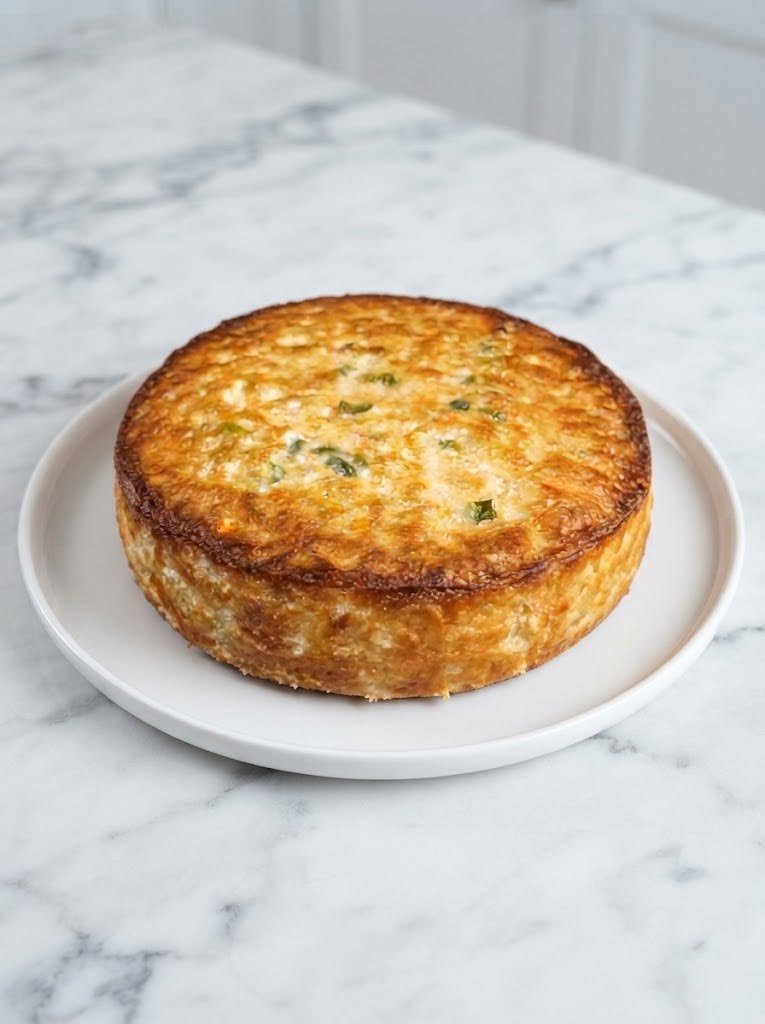 Keto Cornbread There are some foods you don't realize you miss until you can't have them anymore. For me, cornbread was one of those foods. I could go for weeks without thinking about it, and then I'd make a pot of chili or a bowl of hearty soup and suddenly all I wanted was a warm piece of cornbread with a little butter melting into the top. That's exactly why I started experimenting with Keto Cornbread. Traditional cornbread gets its signature texture and flavor from cornmeal, which doesn't fit particularly well into a strict keto approach. The trick with this version is using finely ground almond flour for the crumb and a little sweet corn extract to bring back that familiar cornbread flavor without relying on cornmeal. I made this one on a weekend when I had a pot of chili simmering on the stove, and the smell coming from the oven immediately made the whole kitchen feel cozy. When I pulled the skillet out, the top was beautifully golden and the edges had that slightly crisp texture I love. I let it cool for a few minutes, sliced it, and spread butter over the first piece. That first bite was exactly what I was hoping for. Tender. Buttery. Slightly sweet. And with that familiar cornbread flavor. My family ended up grabbing pieces straight from the skillet while I was still trying to get dinner on the table. That's always a good sign. ❤️ Why You'll Love This Keto Cornbread Low-carb and keto-friendly Made without traditional cornmeal Tender, buttery crumb Slightly sweet without regular sugar Delicious with chili, soup, BBQ, or eggs Easy to make in one bowl Wonderful baked in a cast-iron skillet Can be made savory or sweet Excellent for meal prep Freezer-friendly And the best part? It doesn't require complicated keto ingredients. The basic batter comes together quickly, and the oven does the rest. 🌽 What Makes Cornbread "Keto"? Traditional cornbread usually contains cornmeal and often wheat flour and sugar. This recipe replaces those ingredients with almond flour and a keto-friendly sweetener. The almond flour provides the structure and tender crumb, while sweet corn extract can provide the familiar corn flavor without adding traditional cornmeal. Several current keto cornbread recipes use some variation of this technique. The result isn't meant to fool you into thinking you're eating a traditional Southern cornbread made with cornmeal. It's its own thing. But it's a very satisfying substitute when you're craving that buttery, slightly sweet cornbread experience. 🛒 Ingredients For the Keto Cornbread 1 ½ cups finely ground blanched almond flour ¼ cup coconut flour 2 teaspoons baking powder ½ teaspoon salt 3 large eggs ½ cup heavy cream 6 tablespoons unsalted butter, melted 1–2 tablespoons granulated keto-friendly sweetener, optional 1 teaspoon sweet corn extract, optional Butter, for greasing the skillet The sweet corn extract is optional, but I highly recommend it if you want a stronger classic-cornbread flavor. Corn extract is commonly used in keto cornbread recipes specifically to provide that familiar flavor without using cornmeal. 👩‍🍳 How to Make Keto Cornbread Step 1: Preheat the Oven Preheat your oven to 350°F (175°C). If you're using a cast-iron skillet, place it in the oven while it preheats. A hot skillet helps create those delicious browned, slightly crisp edges. 🧈 Step 2: Prepare the Skillet Carefully remove the hot skillet from the oven. Add a generous amount of butter and swirl it around the bottom and sides. Be careful—the skillet will be extremely hot. Set it aside while you prepare the batter. 🥣 Step 3: Mix the Dry Ingredients In a large bowl, whisk together: Almond flour Coconut flour Baking powder Salt Keto sweetener, if using Break up any lumps of almond flour as you mix. You want everything evenly distributed before adding the wet ingredients. 🥚 Step 4: Mix the Wet Ingredients In another bowl, whisk together the eggs and heavy cream. Add the melted butter and sweet corn extract. Whisk until smooth. If your melted butter is very hot, let it cool slightly before combining it with the eggs. You don't want the heat from the butter to partially cook the eggs. 🌽 Step 5: Combine Everything Pour the wet mixture into the dry ingredients. Stir gently with a spatula until everything is incorporated. Don't overmix. The batter will be thicker than traditional cornbread batter, which is completely normal for almond- and coconut-flour baking. If it seems unusually thick, add a tablespoon of heavy cream at a time until you reach a thick but spreadable consistency. 🔥 Step 6: Bake Pour the batter into the buttered skillet. Use a spatula to spread it evenly. Place the skillet in the preheated oven. Bake for approximately 25–30 minutes, or until the top is golden and a toothpick inserted into the center comes out clean. The exact time will depend on the size and material of your pan. ⏰ Step 7: Let It Rest This step is easy to skip. Don't. Let the cornbread cool in the skillet for about 10 minutes before slicing. The crumb continues to set as it cools, which helps prevent the slices from falling apart. This is particularly important with almond-flour baking. 🔪 Step 8: Slice and Serve Cut the cornbread into wedges or squares. Serve warm with plenty of butter. And if you're anything like me, you'll probably want to sneak a little corner piece before it even reaches the dinner table. ⭐ Tips for the Best Keto Cornbread Use finely ground almond flour Finely ground almond flour gives the cornbread a more delicate texture. Almond meal is coarser and can make the finished bread heavier. Don't overmix Once the ingredients are combined, stop mixing. Overworking the batter isn't necessary. Let it cool before cutting I know it's tempting to cut into it immediately. Give it those extra few minutes. You'll get much cleaner slices. Use a hot skillet A preheated cast-iron skillet gives the edges a beautiful golden crust. Current keto cornbread recipes frequently recommend cast iron for extra browning and crisping. Don't overbake Almond flour can dry out if it's baked for too long. Start checking around the 25-minute mark. 🧈 What Does Keto Cornbread Taste Like? The texture is tender and slightly crumbly, with a rich buttery flavor. The almond flour gives it a mild nuttiness, while the optional sweet corn extract adds the characteristic corn flavor. If you use a little keto sweetener, the result has that subtle sweetness many people associate with classic cornbread. If you prefer Southern-style savory cornbread, simply reduce or skip the sweetener. 🌶️ Savory Keto Cornbread If sweet cornbread isn't your thing, make it savory. Try adding: ½ cup shredded cheddar cheese 1 finely diced jalapeño 2 tablespoons chopped green onions ½ teaspoon garlic powder ½ teaspoon smoked paprika Crumbled cooked bacon Fresh cracked black pepper One of my favorite combinations is cheddar + jalapeño + bacon. It's especially good alongside chili. 🌶️ Jalapeño Cheddar Keto Cornbread For a spicy version, fold the following into the batter: ½ cup shredded cheddar 1 finely diced jalapeño ¼ teaspoon cayenne pepper Bake as directed. The cheese melts into little pockets throughout the cornbread while the jalapeño adds a gentle kick. Serve it warm with butter. It's dangerously good. 🥓 Bacon Cheddar Cornbread Cook 4–5 slices of bacon until crisp. Crumble the bacon and fold it into the batter along with ½ cup shredded cheddar. The combination of smoky bacon, buttery almond flour, and cheese makes this version especially satisfying. 🧄 Garlic Herb Keto Cornbread For a savory dinner-table version, add: 1 teaspoon garlic powder 1 teaspoon dried parsley ½ teaspoon dried thyme ½ teaspoon Italian seasoning Serve alongside roasted chicken or steak. 🧁 Can I Make Keto Cornbread Muffins? Absolutely. Grease a 12-cup muffin pan or line it with silicone or parchment liners. Divide the batter evenly among the cups. Bake at 350°F (175°C) for approximately 18–25 minutes, checking early because smaller portions cook faster than a full skillet. They're perfect for meal prep because you can grab one whenever you need a quick side or snack. 🍳 Can I Bake It in a Different Pan? Yes. You don't have to use cast iron. You can use: 8-inch square baking dish 9-inch round cake pan Muffin tin Small casserole dish A cast-iron skillet is my favorite because it gives the edges a beautiful crust, but the recipe works in other baking dishes too. 🍲 What to Serve With Keto Cornbread This cornbread practically begs to be served with something cozy. Chili This is the classic pairing. Serve a warm square alongside a bowl of beef chili, white chicken chili, or turkey chili. Use it to soak up every last bit of the broth. Soup Try it with: Chicken soup Vegetable soup Creamy chicken soup Beef vegetable soup Taco soup Broccoli cheddar soup BBQ Serve it alongside: Pulled pork BBQ chicken Brisket Ribs Sausage Breakfast Warm a slice and serve it with: Fried eggs Scrambled eggs Bacon Sausage Avocado A little butter and a fried egg on top is one of my favorite ways to turn leftover cornbread into breakfast. 🧈 Best Toppings for Keto Cornbread Keep it simple with: Salted butter Whipped butter Garlic butter Jalapeño butter Cream cheese Sugar-free honey-style syrup Cheddar cheese Sour cream For a sweet version, a little keto-friendly maple syrup is wonderful. For a savory version, garlic butter wins every time. 🔄 Easy Ingredient Substitutions Can I Use Coconut Flour Instead of Almond Flour? Not as a straight one-to-one substitution. Coconut flour absorbs considerably more liquid than almond flour, so replacing almond flour with an equal amount of coconut flour would likely make the cornbread dry and dense. Current keto baking recipes also caution against direct substitution because the two flours behave very differently. If you need a completely nut-free version, it's better to use a recipe specifically developed around coconut flour rather than simply swapping the flours. Can I Use Heavy Cream Substitute? Unsweetened full-fat milk can work, but the texture will be slightly different. For the richest result, heavy cream is my first choice. Can I Skip the Sweetener? Absolutely. The sweetener is optional. If you're serving the cornbread with chili or BBQ and prefer a savory flavor, leave it out. Can I Skip the Corn Extract? Yes. The recipe will still work. You'll simply lose some of that classic corn flavor. Corn extract is mainly there to recreate the flavor associated with traditional cornbread. 🧊 How to Store Keto Cornbread Allow the cornbread to cool completely. Place it in an airtight container and refrigerate for up to 4–5 days. For the best texture, reheat individual slices before serving. ❄️ Can You Freeze Keto Cornbread? Yes. This is a great recipe to freeze. Cut the cooled cornbread into individual portions. Wrap each piece tightly and place the wrapped pieces into a freezer-safe bag or container. Freeze for up to 2 months for best quality. When you're ready for one, thaw it in the refrigerator or gently reheat it from frozen. Freezing individual slices makes it incredibly convenient. You don't have to thaw the entire batch just because you want one piece. 🔥 How to Reheat Keto Cornbread Microwave Place a slice on a microwave-safe plate and heat for about 15–25 seconds. Add a little butter afterward. Oven Wrap the cornbread loosely in foil and warm it at 300°F (150°C) until heated through. Skillet Place a slice in a lightly buttered skillet over low heat. Warm both sides until heated through. This method can give the edges a little extra crispness. ❓ Frequently Asked Questions Is keto cornbread made with real cornmeal? This version isn't. It uses almond flour instead of cornmeal and optional corn extract for flavor. That's a common approach in low-carb cornbread recipes because traditional cornmeal is much higher in carbohydrates. Does keto cornbread taste like regular cornbread? It's very close in overall experience, but it isn't identical. The texture is tender and buttery, and corn extract helps provide the familiar flavor. The almond flour does give it a slightly different character. Can I use real corn in keto cornbread? You can, but traditional corn adds carbohydrates. If you're following a strict keto diet, skipping corn and using corn extract is the simpler way to keep the recipe lower in carbs. Why is my keto cornbread crumbly? It may have been cut while too hot, overbaked, or the batter may have been too dry. Let it cool for about 10 minutes before slicing. Why is my cornbread dense? Make sure your baking powder is fresh and avoid overmixing the batter. Also measure your almond and coconut flours accurately. Can I make it sweeter? Yes. Increase the keto-friendly sweetener according to your taste. Some current keto recipes use a noticeably sweeter profile, while others keep the sweetness very subtle. Can I make this dairy-free? You can experiment with dairy-free butter and an unsweetened dairy-free cream alternative, although the texture may vary from the original recipe. Can I make it without eggs? Eggs provide important structure in this recipe, so I wouldn't recommend simply leaving them out. A dedicated egg-free keto cornbread recipe would be a better option. Can I use a loaf pan? Yes, although the baking time will change depending on the size of the pan. A shallow skillet or square baking dish gives the best cornbread-like shape. Can I make this ahead? Absolutely. Bake it a day ahead, cool completely, cover tightly, and refrigerate. Warm it before serving. What is the best pan for keto cornbread? A well-greased cast-iron skillet is my favorite because it gives the edges excellent browning and crispness. 📝 Recipe at a Glance Recipe: Keto Cornbread Prep Time: 10 minutes Cook Time: 25–30 minutes Cooling Time: 10 minutes Total Time: About 45–50 minutes Servings: 8–10 slices Course: Side Dish Cuisine: American Method: Oven / Cast-Iron Skillet Ingredients 1 ½ cups finely ground almond flour ¼ cup coconut flour 2 teaspoons baking powder ½ teaspoon salt 3 large eggs ½ cup heavy cream 6 tablespoons unsalted butter, melted 1–2 tablespoons keto-friendly sweetener, optional 1 teaspoon sweet corn extract, optional Butter, for greasing Instructions Preheat oven to 350°F (175°C). Place a cast-iron skillet in the oven while it preheats. Whisk together almond flour, coconut flour, baking powder, salt, and optional sweetener. In another bowl, whisk eggs, heavy cream, melted butter, and corn extract. Add wet ingredients to dry ingredients. Stir gently until just combined. Carefully butter the hot skillet. Spread the batter evenly in the skillet. Bake for 25–30 minutes, until golden and set. Cool for about 10 minutes. Slice and serve warm with butter. ❤️ The Little Recipe That Brings Back Cornbread Night I think one of the hardest parts of changing the way you eat isn't necessarily giving up an individual ingredient. It's giving up the little traditions that came with it. A bowl of chili just feels different when there's no warm bread sitting beside it. A weekend breakfast feels different when you don't have something buttery to grab alongside your eggs. And a family dinner can feel like it's missing something when everyone is reaching for the bread basket. That's why I love this keto cornbread. It doesn't need to pretend to be something complicated. It's simply a buttery, tender, golden little loaf that gives you that comforting cornbread feeling without traditional cornmeal. I love serving it warm, especially when the butter starts melting into the top. Sometimes I add jalapeño and cheddar. Sometimes I keep it simple. And sometimes I eat a slice standing in the kitchen before dinner because apparently waiting for everyone else is too much to ask. That's how I know it's a keeper. The outside is golden. The center is tender. The flavor is buttery with just enough sweetness. And when it's sitting next to a steaming bowl of chili? That's comfort food. So if you've been missing cornbread, give this one a try. Make a skillet. Add plenty of butter. And don't be surprised if the first batch disappears much faster than you expected. Sometimes you don't need the original recipe back—you just need a really good version that fits the way you want to eat.