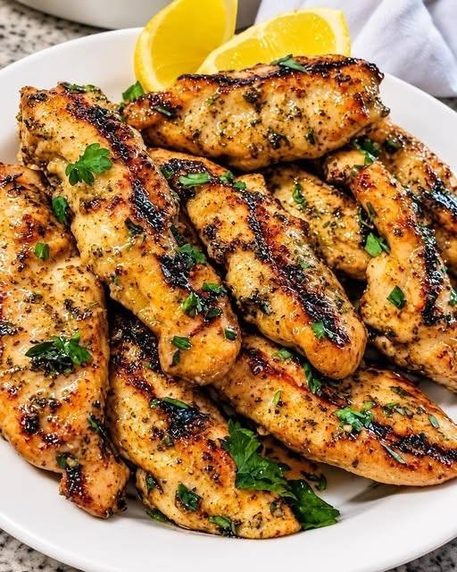 GREEK-STYLE GRILLED CHICKEN TENDERS