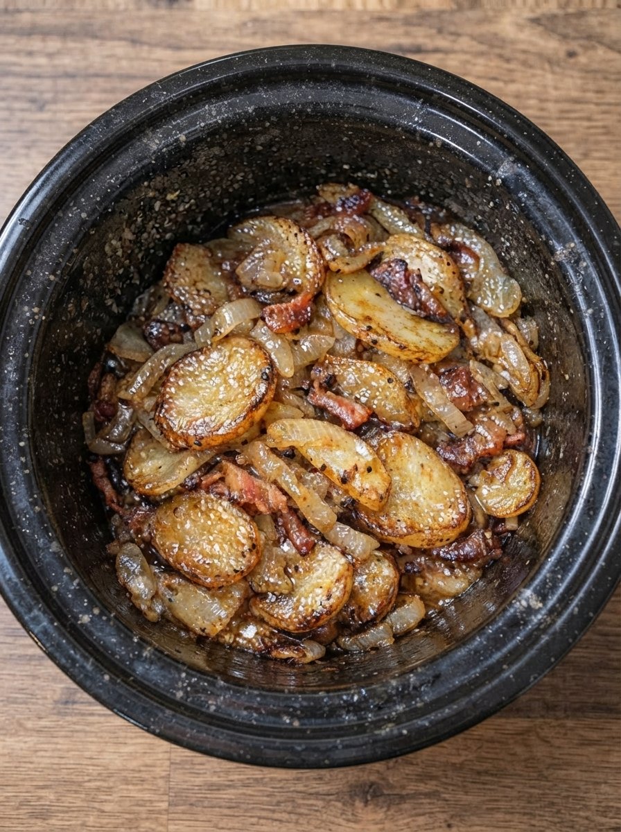 5-Ingredient Slow Cooker Amish Market Day Potatoes