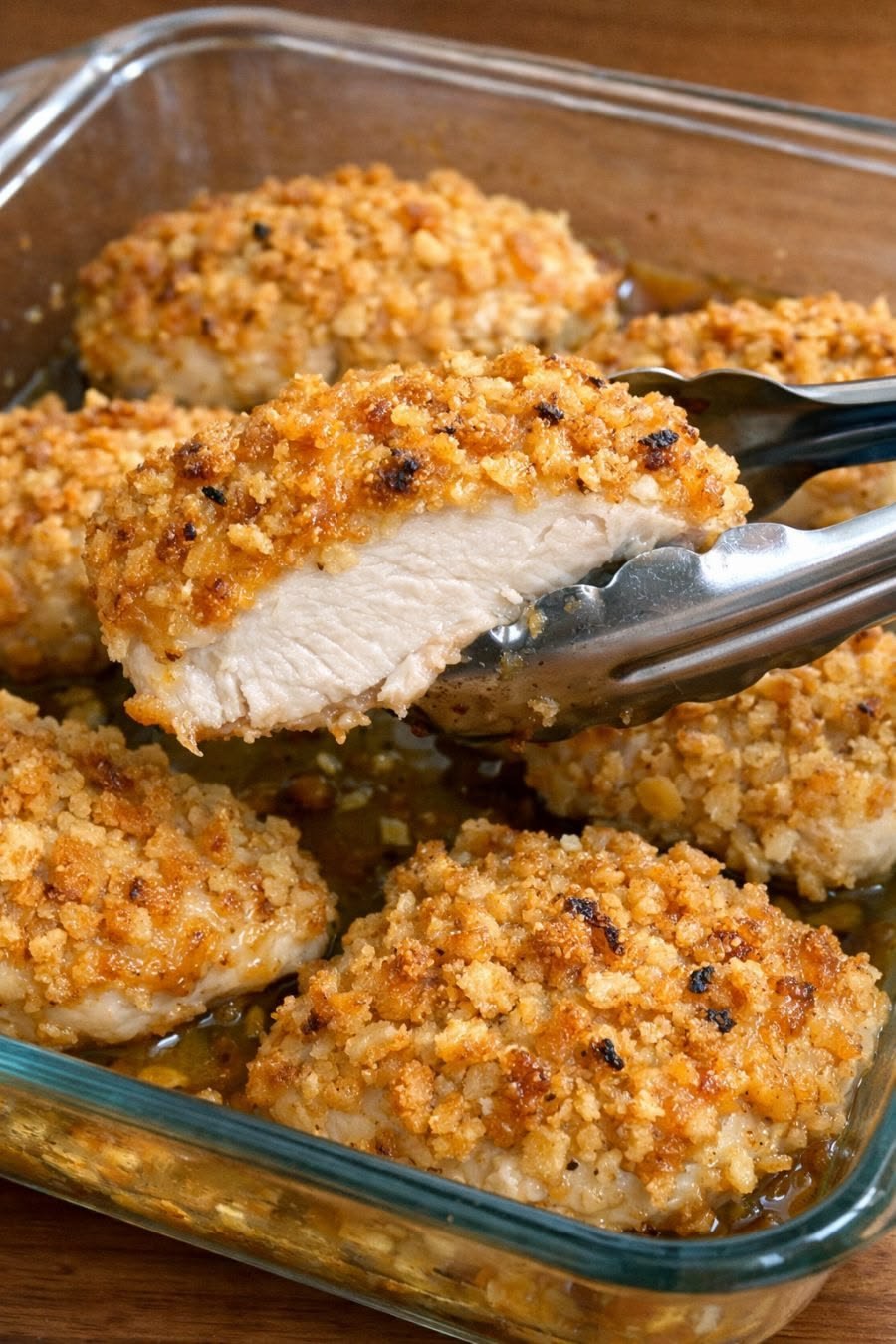 Oven Baked 3-Ingredient Butter Cracker Chicken