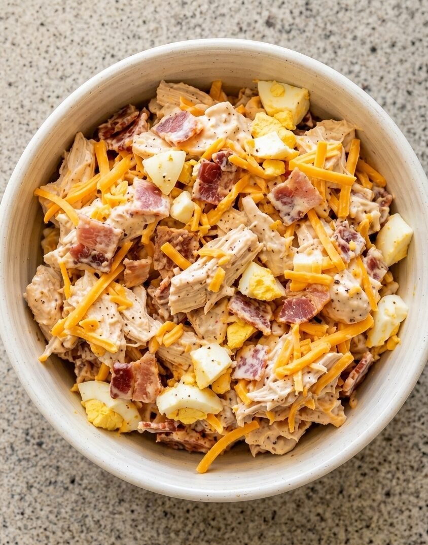 High Protein Carnivore Loaded Chicken Salad