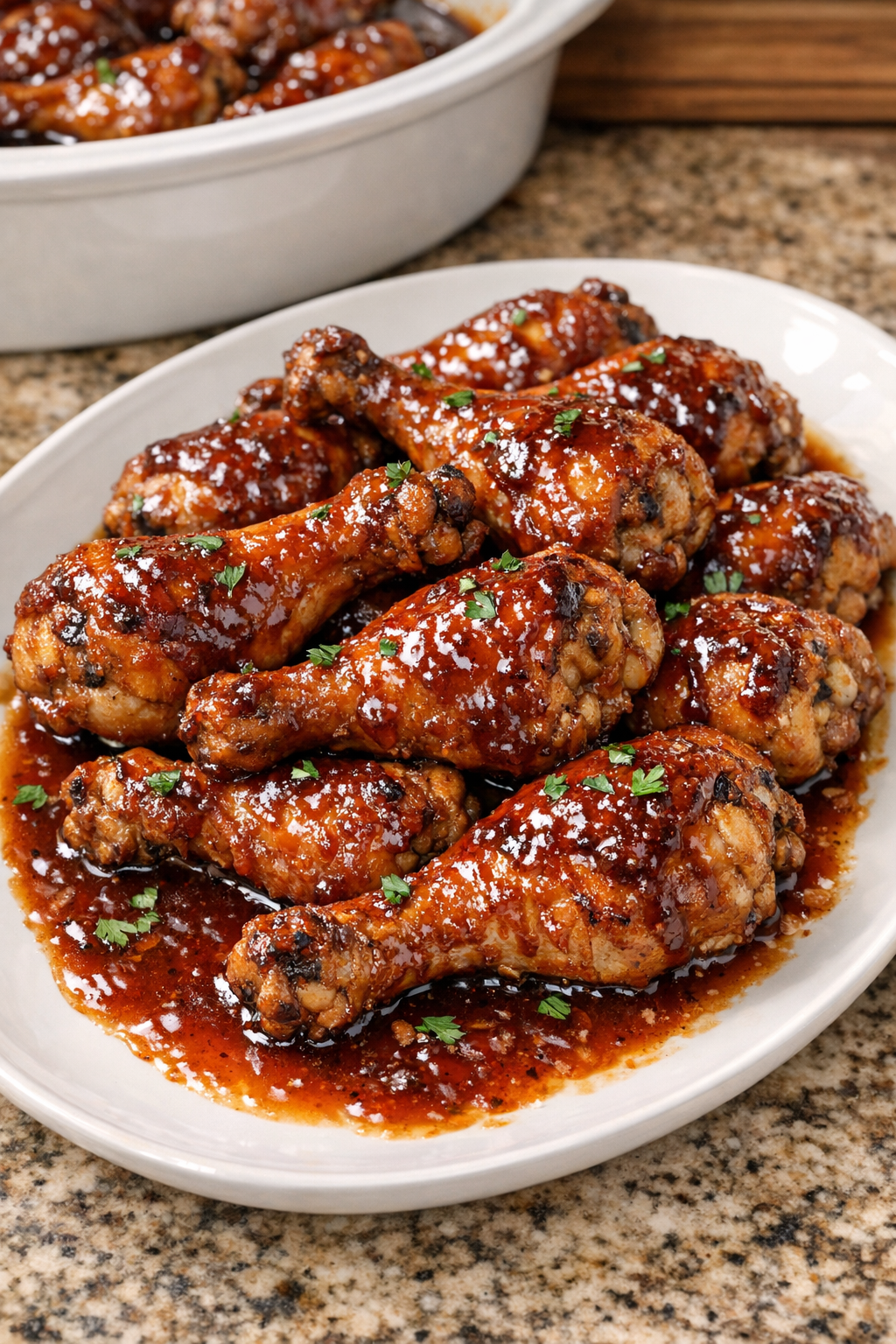 4-Ingredient Slow Cooker Tangy Sweet Drumsticks