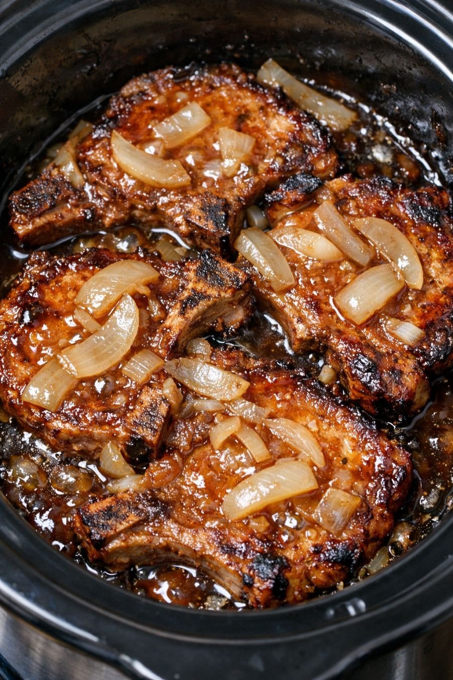 Slow Cooker Amish Sweet and Sour Pork Chops