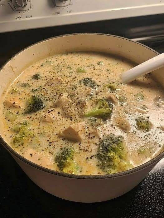 Low Carb Chicken Alfredo Soup