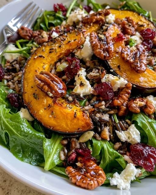 Roasted Acorn Squash Salad