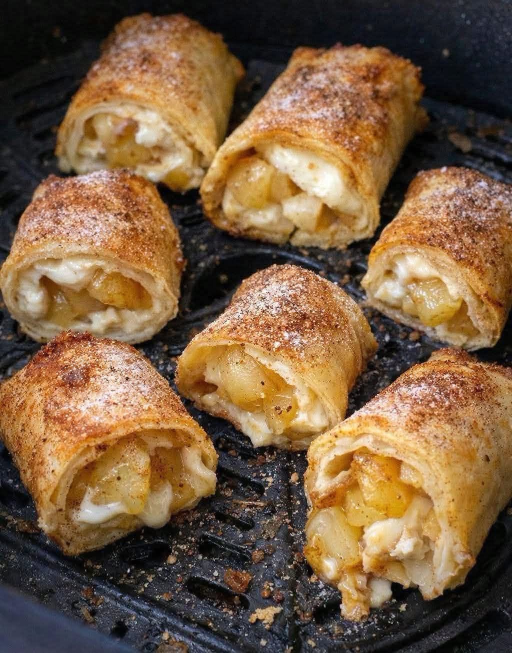 Air Fryer Apple Pie Roll-Ups