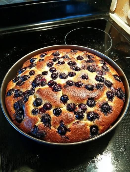 Blueberry Cake in an Air Fryer