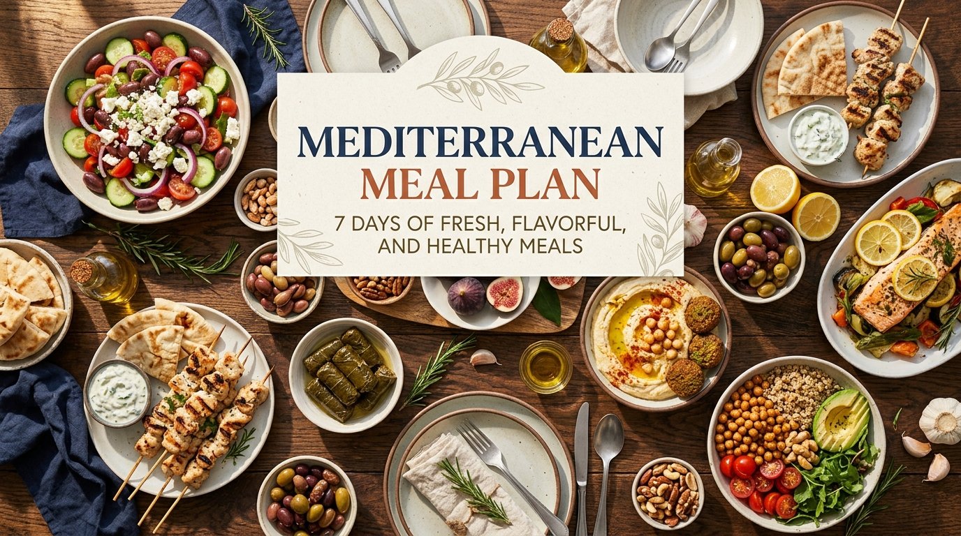 Mediterranean Meal Plan: 7 Days of Fresh, Flavorful, and Healthy Meals