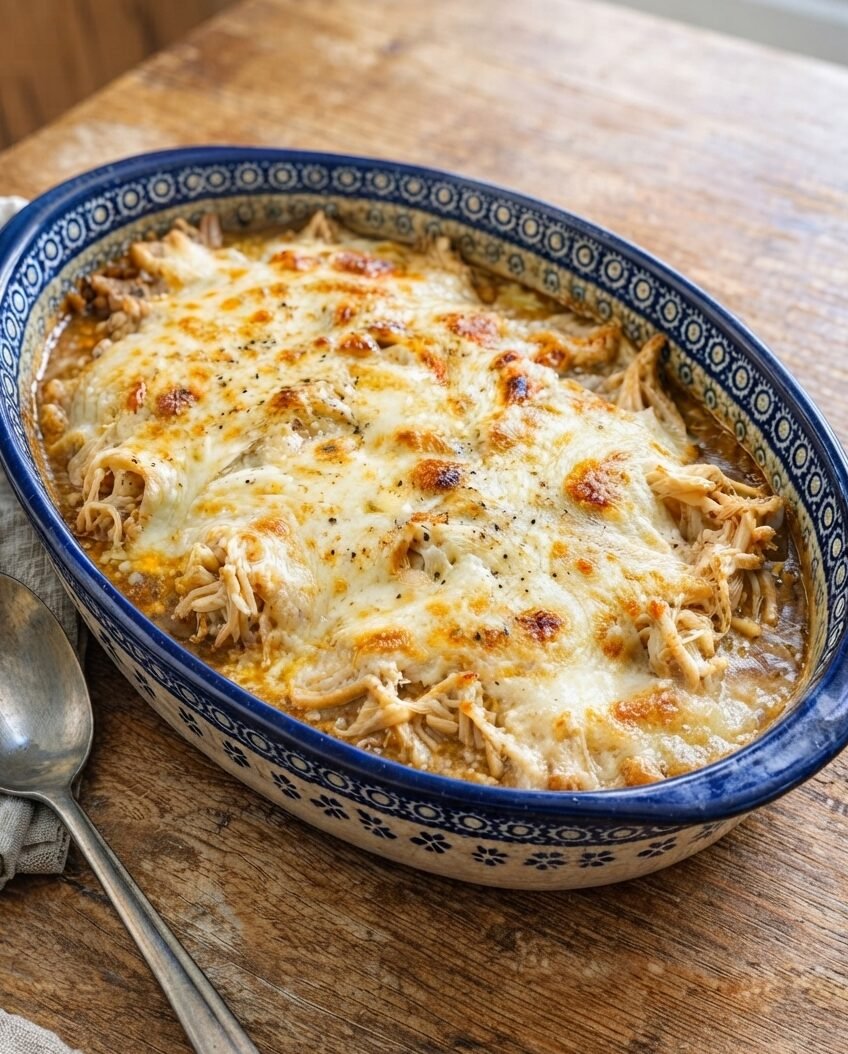 Super Low Carb Carnivore Brown Butter Parmesan Chicken Casserole Recipe