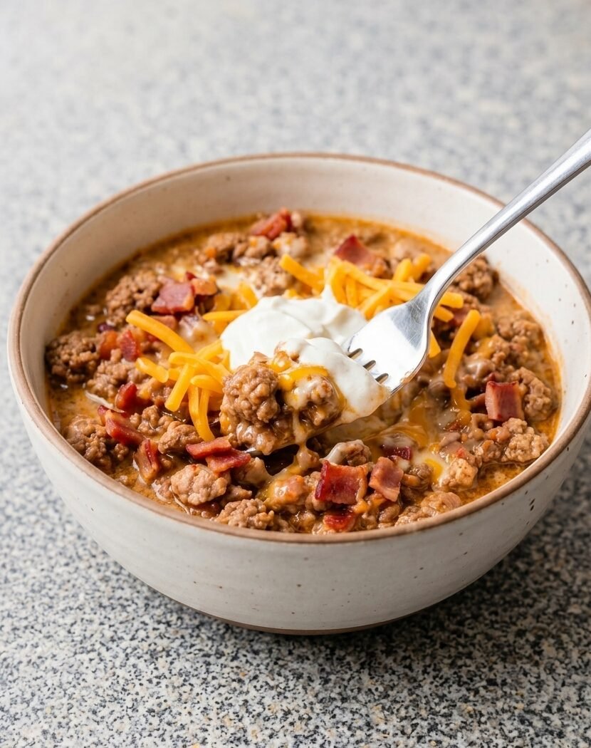 Cheesy Carnivore Chili Recipe