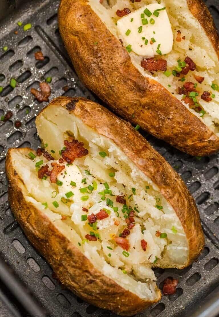 Air Fryer Baked Potatoes